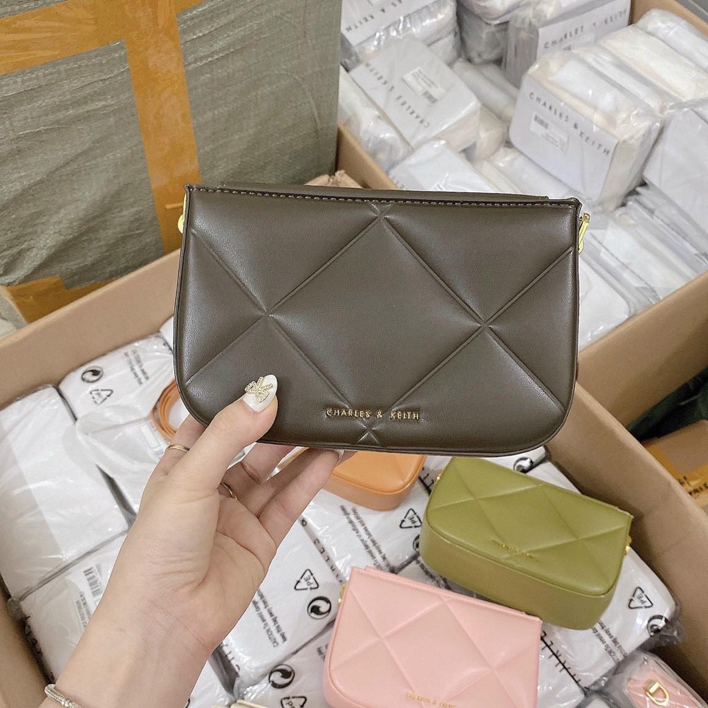 Túi xách đeo chéo vân đá cnk, túi cầm tay Jansi - likeaut sz18