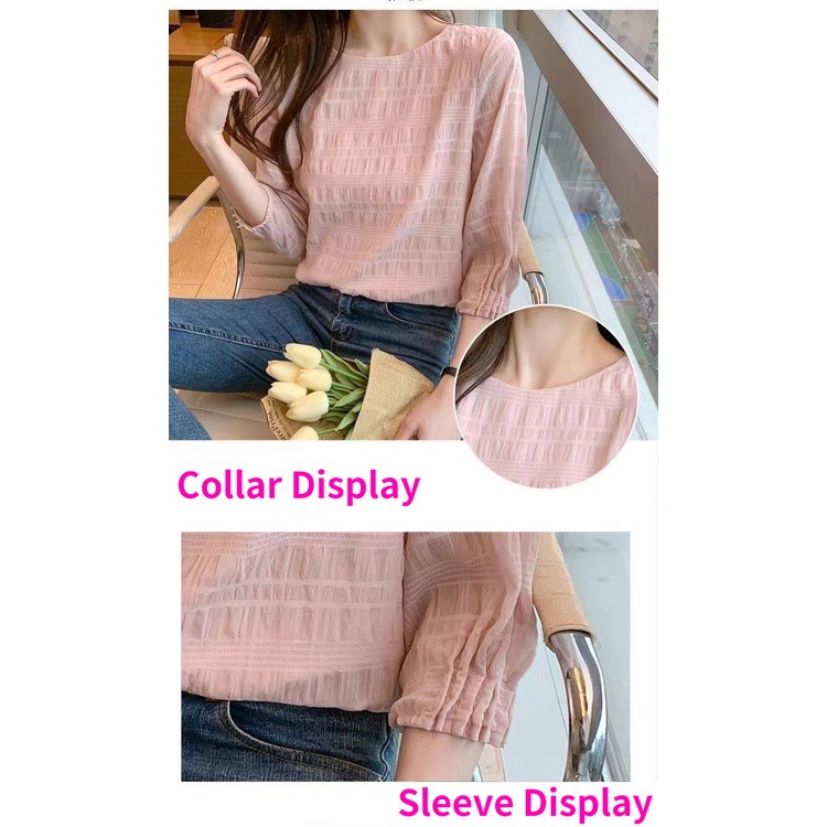 [MURIOKI] Áo Sơ Mi Dáng Rộng Thời Trang Mùa Hè Hàn Quốc Dễ Phối Đồ Dành Cho Nữ