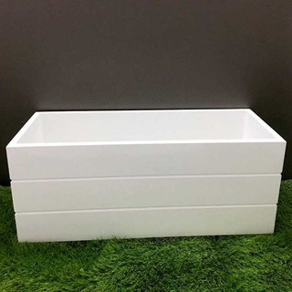 [RẺ VÔ ĐỊCH] Chậu kẻ chỉ composite 50cm