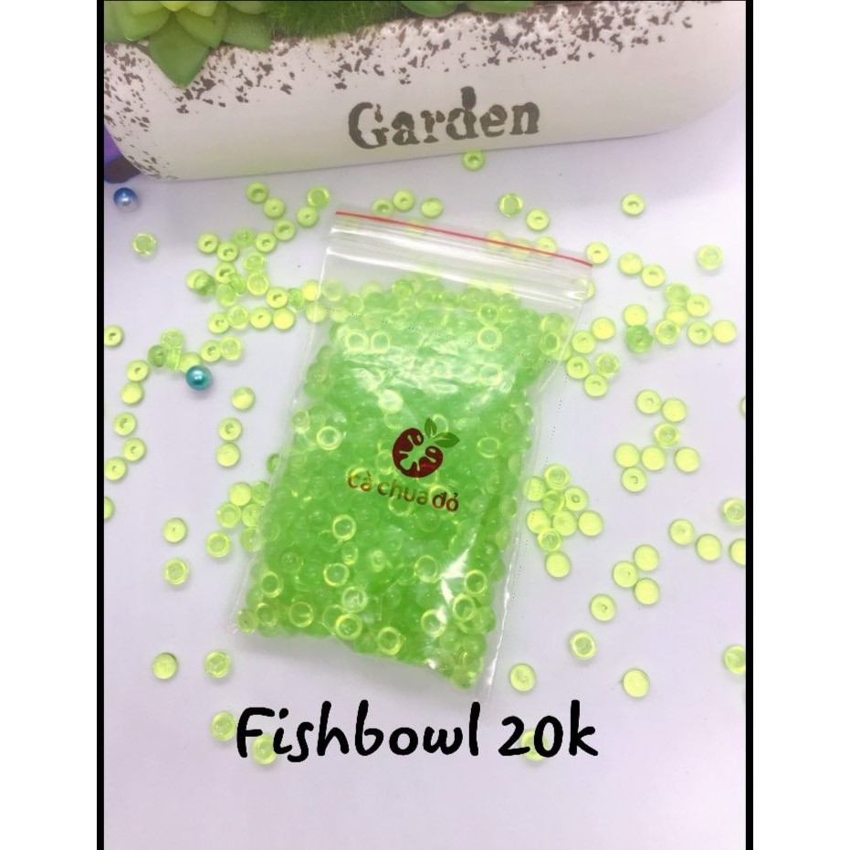 Fishbowl trang trí slime