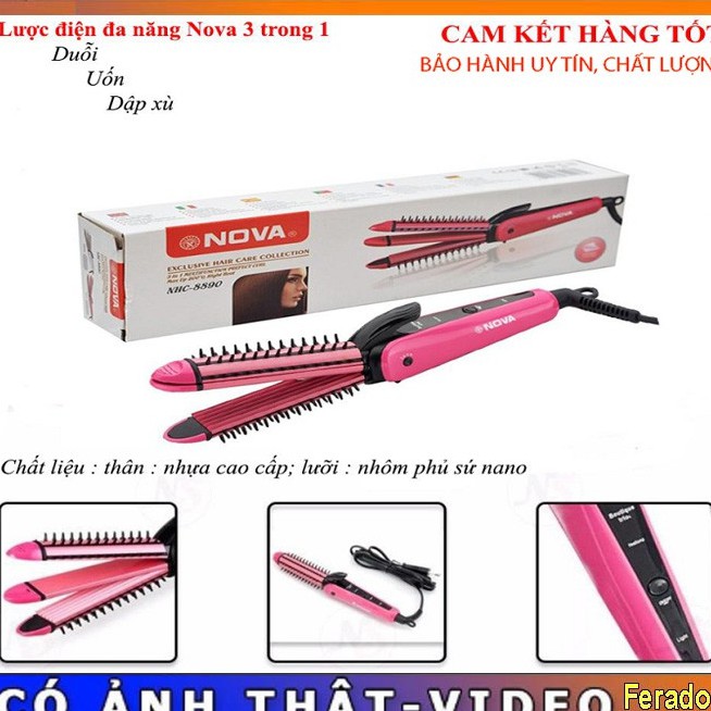 Máy 3 in 1 Uốn Tóc chuyên nghiệp