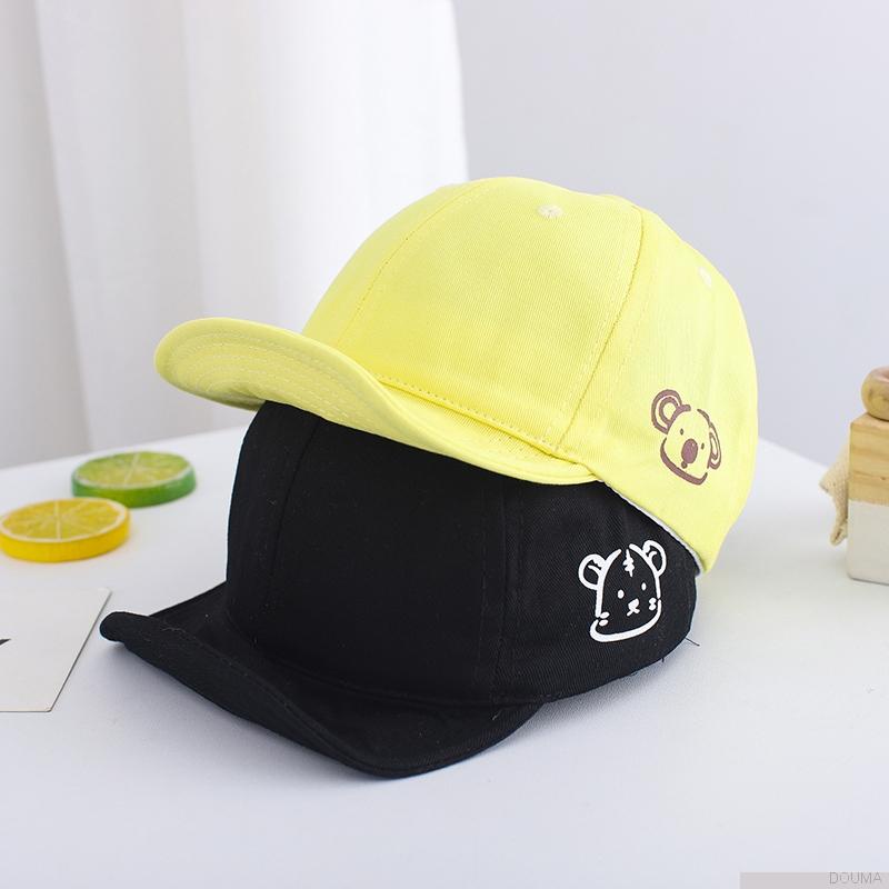 Mũ lưỡi trai hình động vật hoạt hình nhiều kiểu tùy chọn màu sắc xinh xắn cho trẻ em
