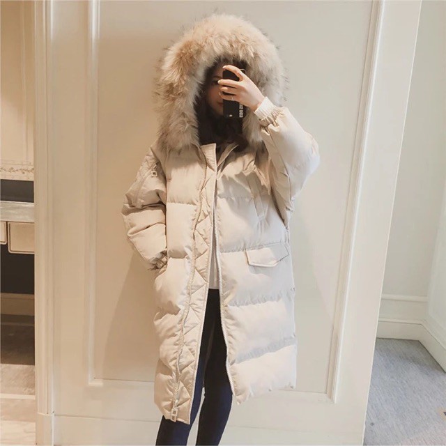 [Ảnh thật] ORDER Áo phao dáng dài mũ lông siêu ấm (Hàng order Quảng Châu) | BigBuy360 - bigbuy360.vn