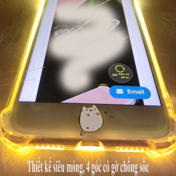[ SALE SẬP SÀN ]  Ốp Iphone 5 5s 6 6s 6plus 6splus 7Plus 8Plus X Xs  mẫu chống sốc phát sáng