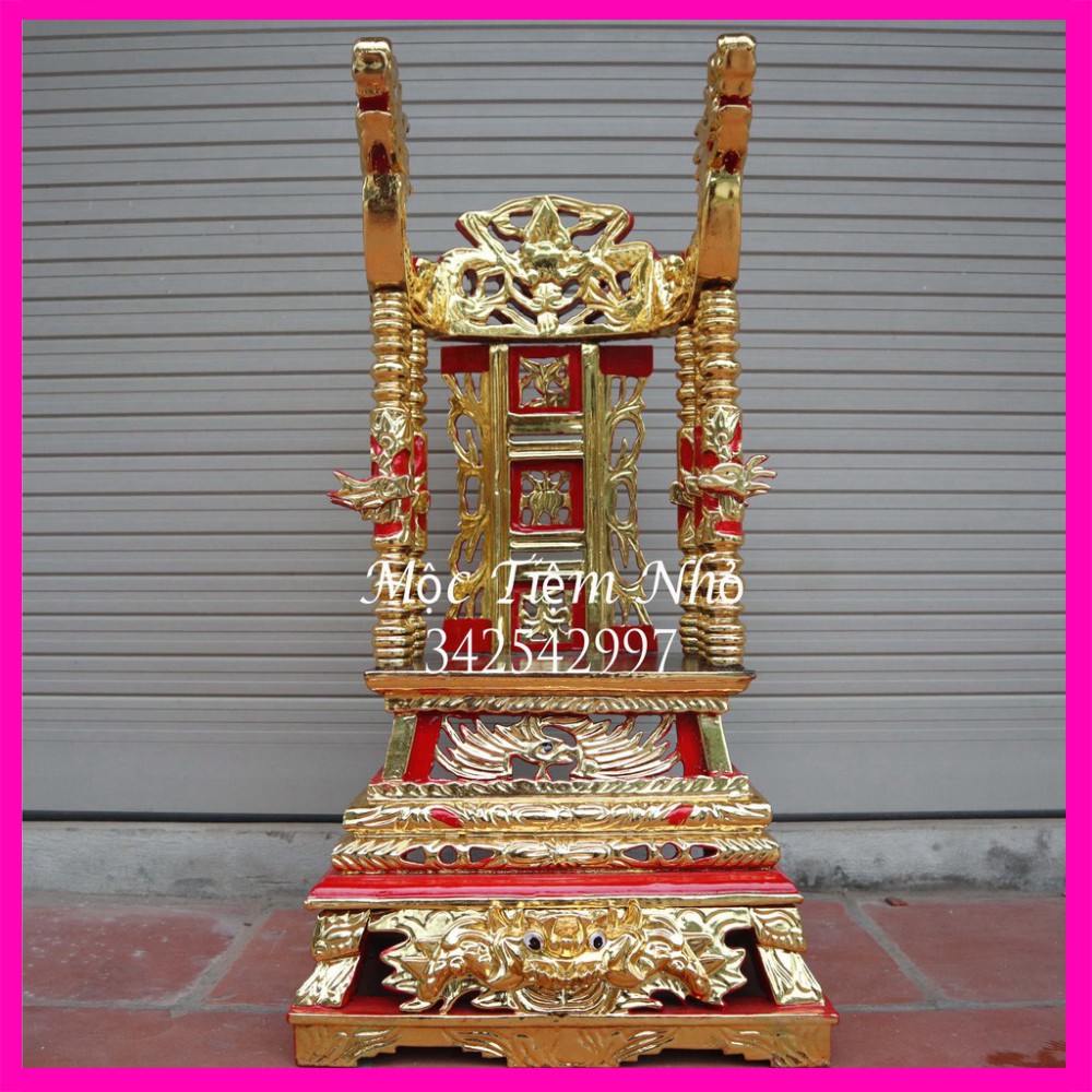 Ngai thờ gỗ mít ỷ thờ gia tiên gỗ cao cấp,Long ngai gỗ