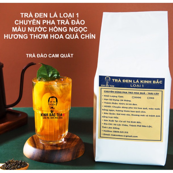 Trà Đen Lá Kinh Bắc Loại 1 Bịch 500g