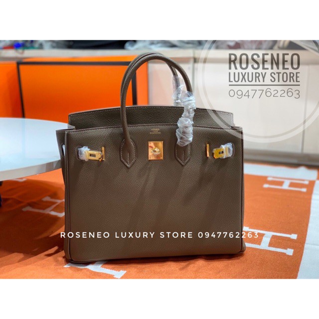 TÚI HERMES BIRKIN BẢN VVIP KHÂU TAY THỦ CÔNG‼️ fullbox , túi vải , card, bill