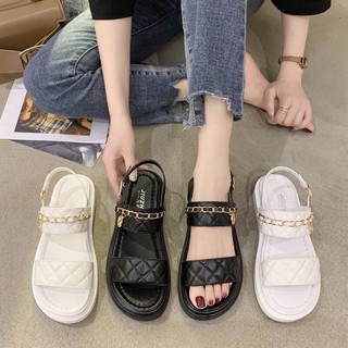 Dép sandal nữ, dép quai hậu nữ phối dây xích
