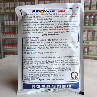 Thuốc trừ bệnh Ridoxanil 500g