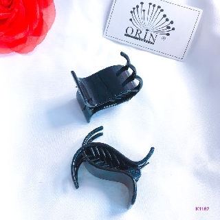 Kẹp tóc, kẹp càng cua 5 răng đen Orin ( K1162 đen)