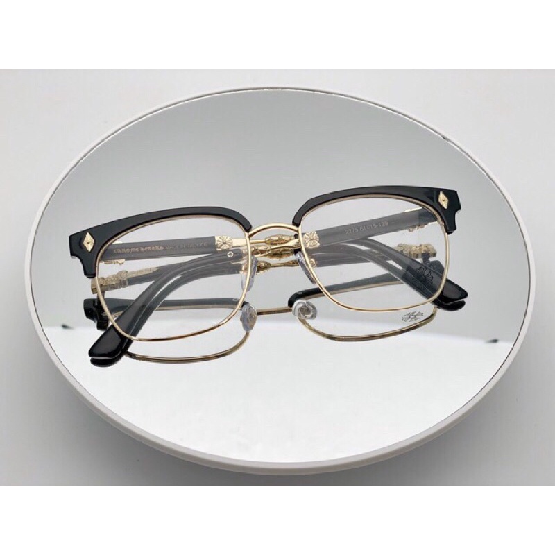 Gọng kính cận nam , nữ Chorme heart 2275 Gọng nửa viền kim loại - TAMANHEYEWEAR Nhận cắt kính theo yêu cầu