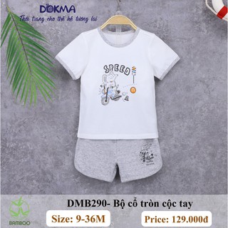 Bộ Cổ Tròn Cộc Tay Dokma - DMB290