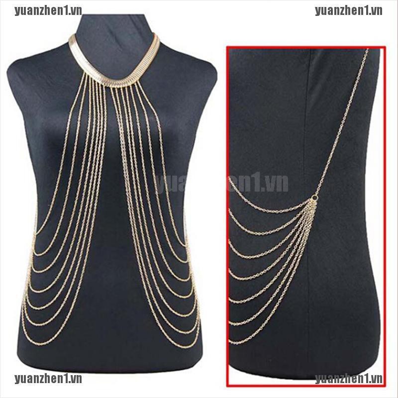 [YUANZHEN1] Vòng cổ Body Chains Tua Rua