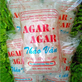 [combo 10gói x 30gr/gói, HSD 2026] Rau câu sợi Thảo Vân làm bánh rau câu sợi giòn, gỏi chay/mặn, ăn kiêng: Ketto, das