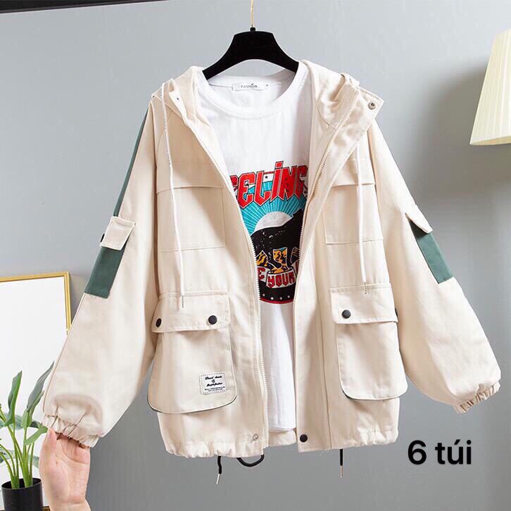 ÁO KHOÁC KAKI TÚI HỘP (6 Túi Ngoài + 1 Túi Trong) | BigBuy360 - bigbuy360.vn