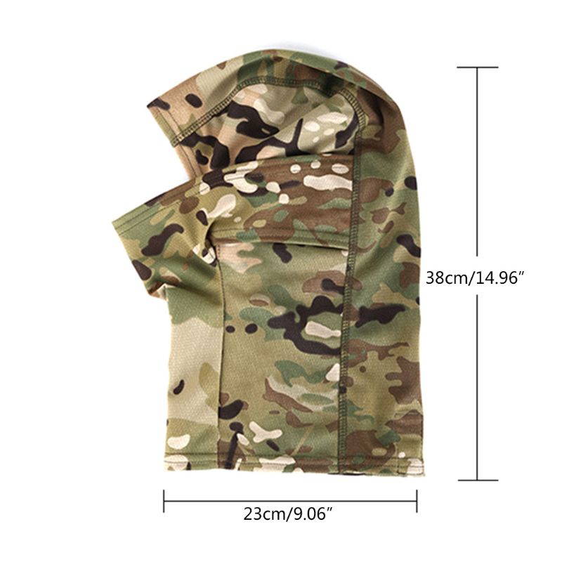 Mũ Bảo Hiểm Che Mặt Chống Nắng Toàn Diện Họa Tiết Rằn Ri Cá Tính