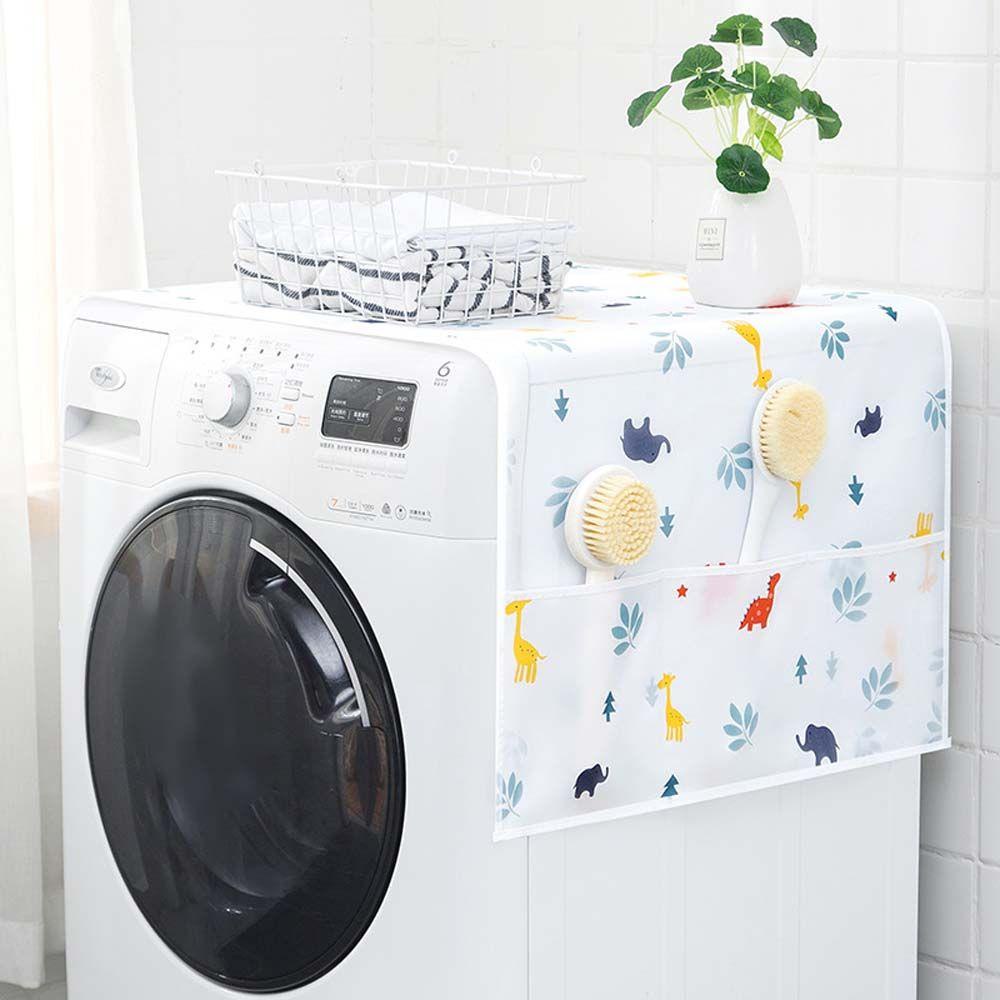 Tấm Phủ Máy Giặt Chống Thấm Nước Chống Bụi Nhiều Màu Sắc Có Túi Tiện Dụng Ốp
