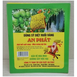 Miếng bẫy dính diệt ruồi vàng