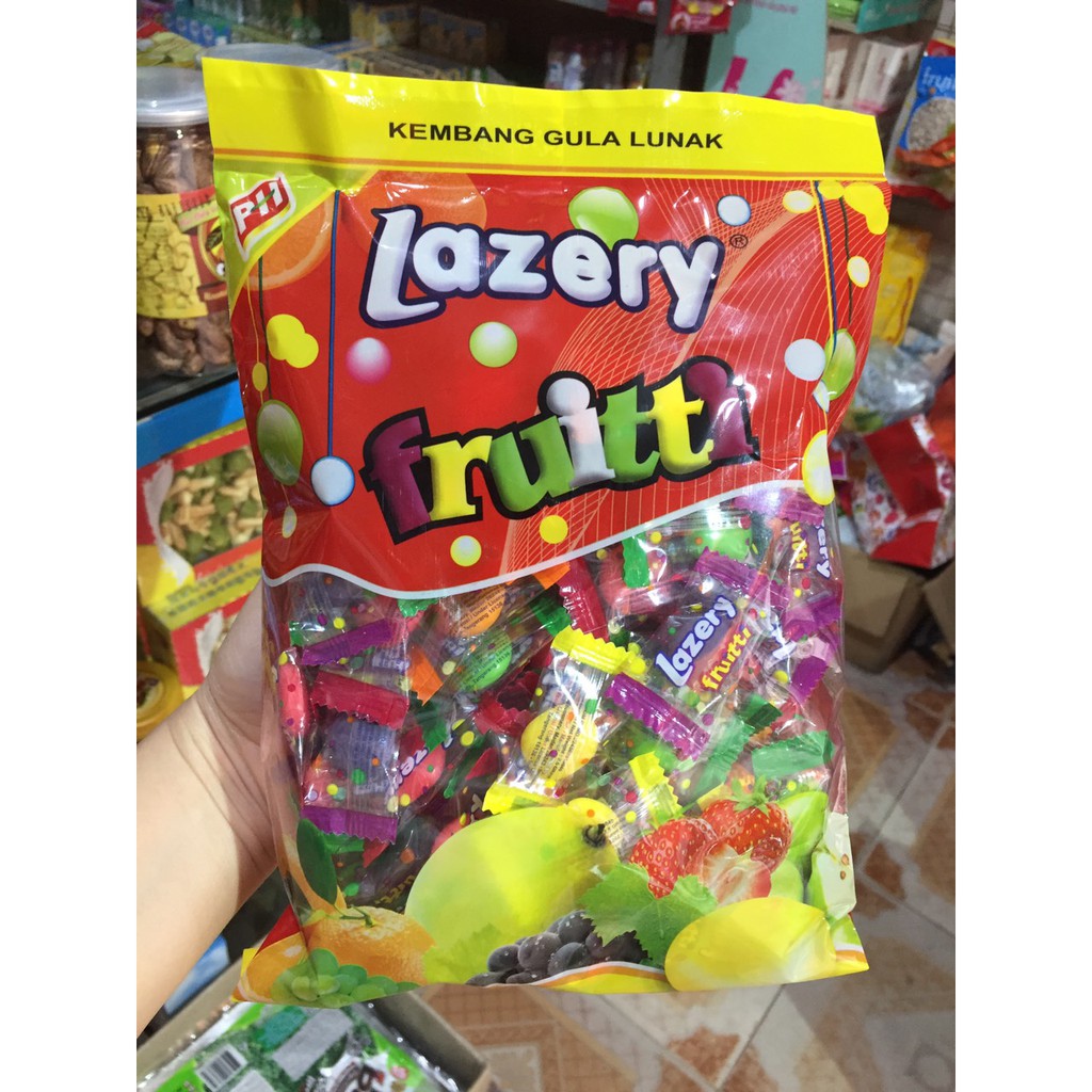 Kẹo trái cây Lazery Fruitti 300g của Indonesia