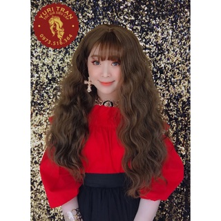 Tóc bộ siêu cấp YuriTran (Sóng xù Nâu tây)
