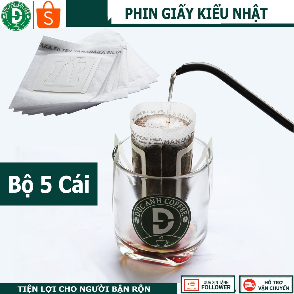 Phin giấy lọc cà phê kiểu nhật - drip coffee - phin lọc cà phê - công ty Cà phê Đức Anh