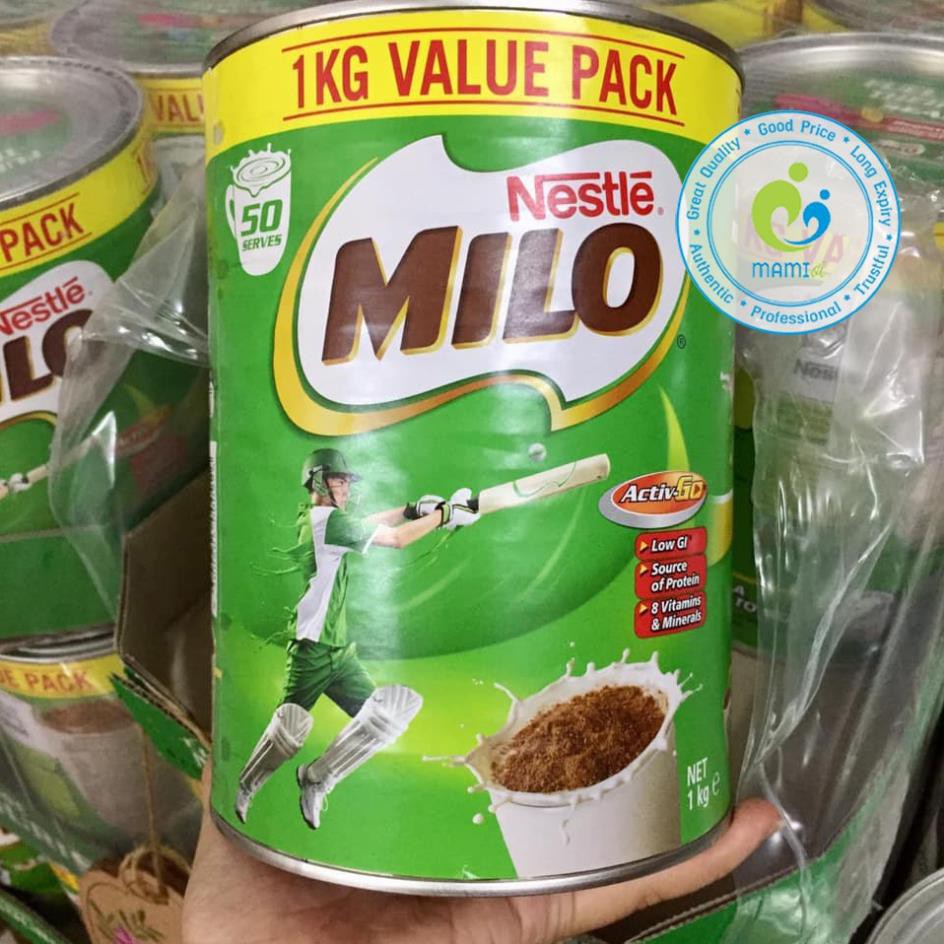 Sữa Nestle Milo, Úc (1kg) bổ sung dưỡng chất tăng chiều cao, miễn dịch, phát triển trí não cho bé từ 2 tuổi và người lớn