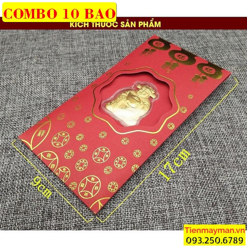[COMBO 10] Bao Lì Xì Thần Tài Vàng