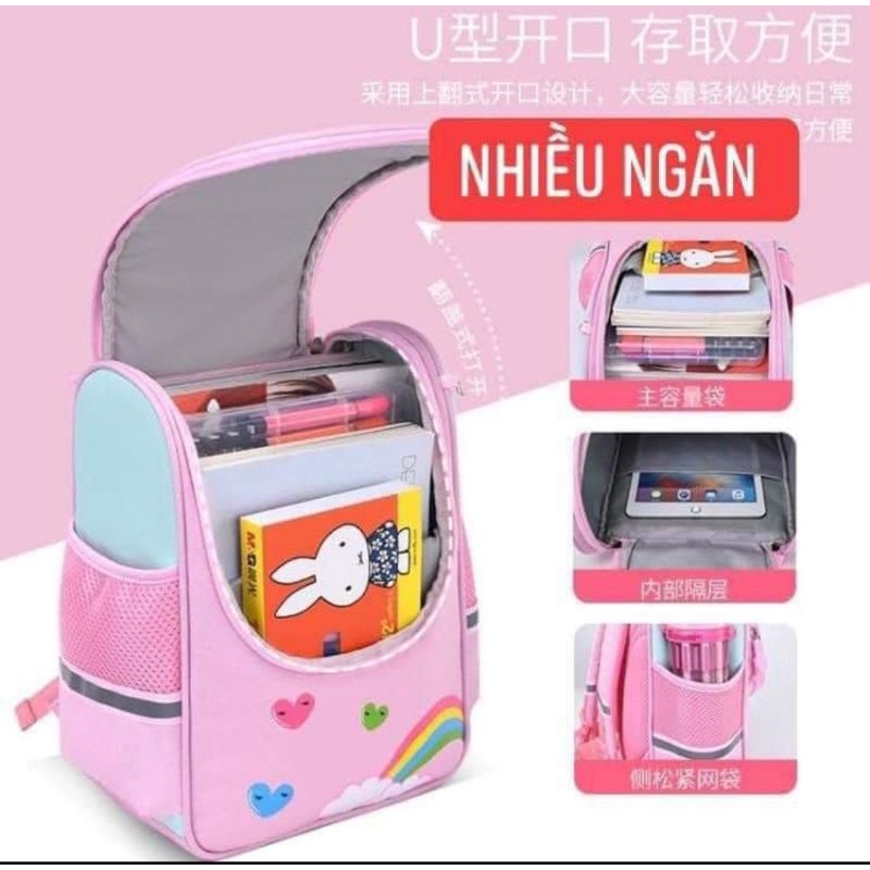 Ba lô học sinh cho bé gái lớp 1, 2