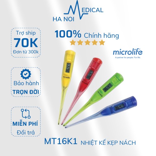 [CHÍNH HÃNG] Nhiệt kế điện tử KẸP NÁCH Microlife MT16K1 an toàn tiện lợi