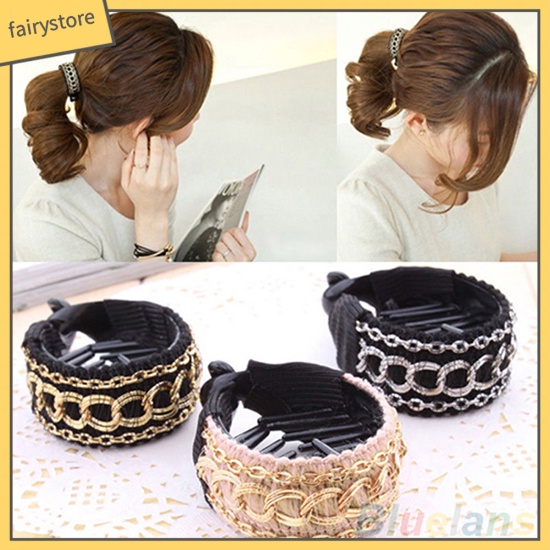 Kẹp tóc dây xích thời trang nữ tính