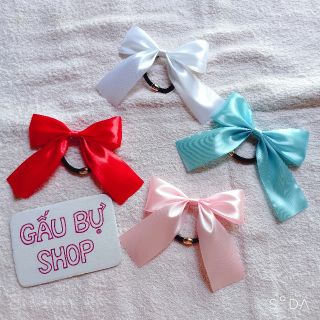 Cột tóc nơ đơn giản / cột tóc cho bé