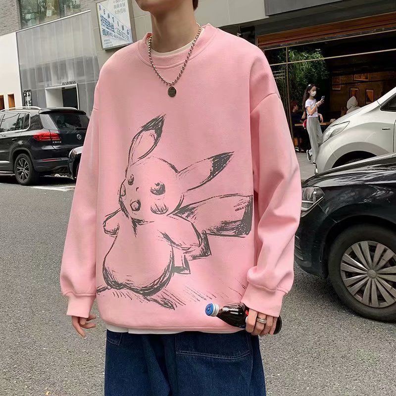 Áo Khoác Sweater Tay Dài Dáng Rộng Chất Dày Dặn Thời Trang Cho Nam Giới | BigBuy360 - bigbuy360.vn