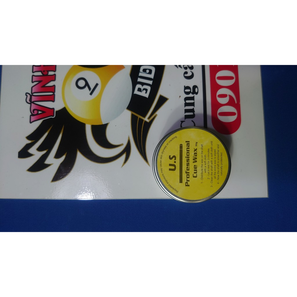 Wax Lau, Vệ Sinh Ngọn Cơ Bida - Bảo Vệ Và Giúp Ngọn Sạch Bóng Đẹp Hoàn Hảo [Tặng Kèm 2 Mút Lau Ngọn]