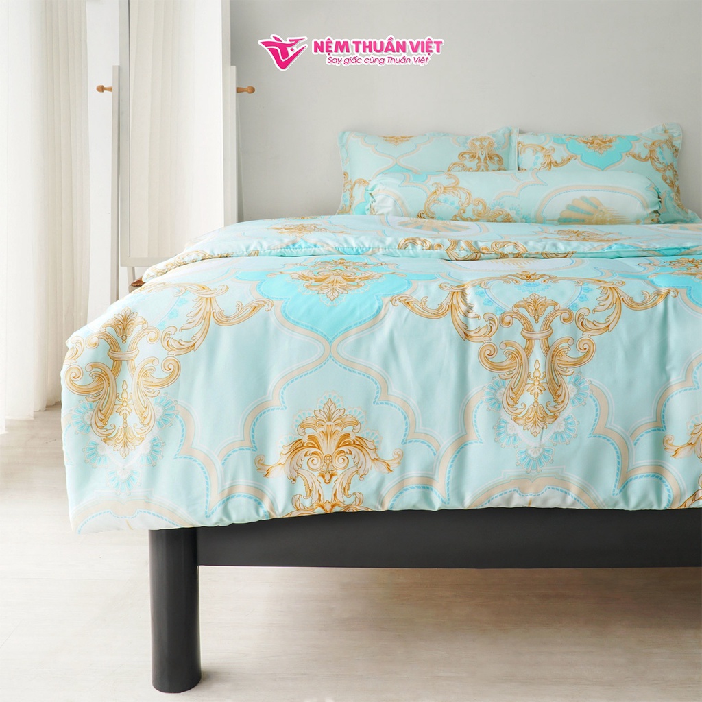 Mền Tencel Thuần Việt Cao Cấp - Xanh Lá TVM11 - Kích Thước 180x200