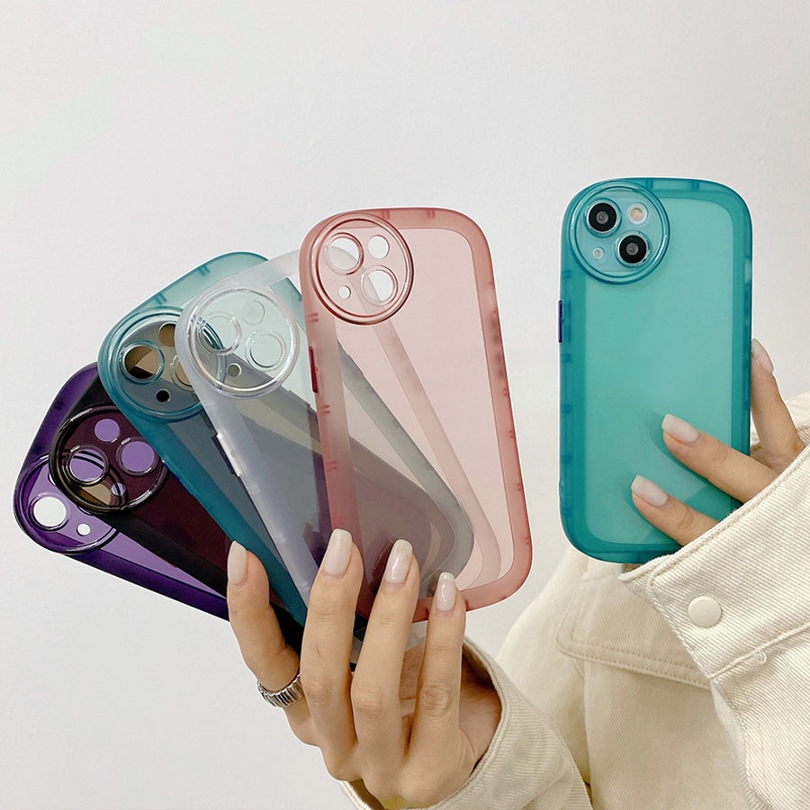Ốp Điện Thoại Silicon Mềm Hình Bầu Dục Cho OPPO F11 F9 Pro A5 A9 2020 A3s A5s A11 A12 A12e A15 A15s A16 A16K A16e A31