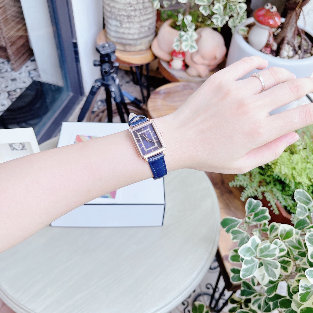 Đồng hồ nữ Anne Klein dây xanh AK/3820RGNV