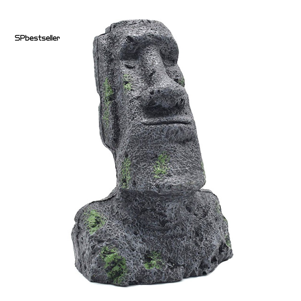 Mô hình tượng đá đảo phục sinh dùng trang trí bể cá cảnh