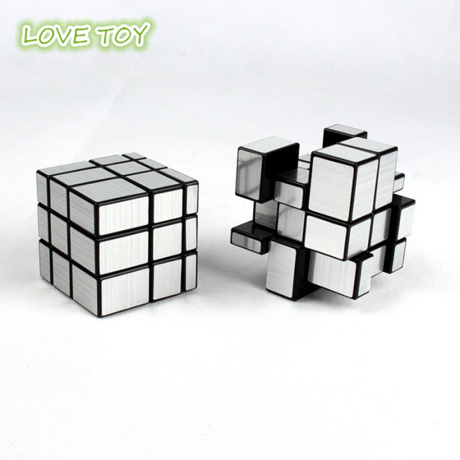 In Stock 3x3x3 Mirror Bump Magic Cube Smooth Twisty Puzzle Brain Trainer Educational Toys