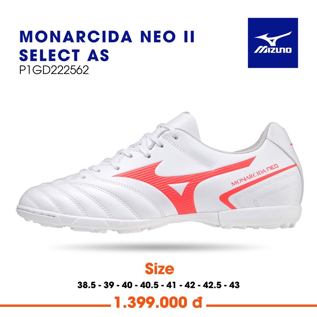 Giày bóng đá Mizuno Monarcida NEO 2 SELECT AS 2022 sân cỏ nhân tạo