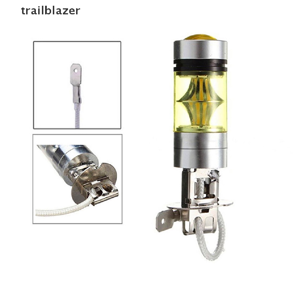 Đèn Pha LED Phá Sương Mù 100W H3 12 / 24V Chuyên Dụng Cho Xe Hơi