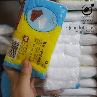 Quần lót giấy dùng 1 lần