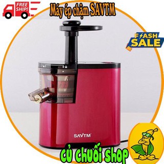 [HÀNG CHÍNH HÃNG] Máy ép sinh tố - RAU - CỦ - QUẢ tốc độ chậm SAVTM JE-07 - BH 6 THÁNG