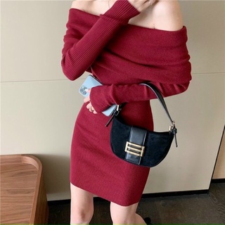 ĐẦM LEN BODY TRỄ VAI - KÈM HÌNH THẬT
