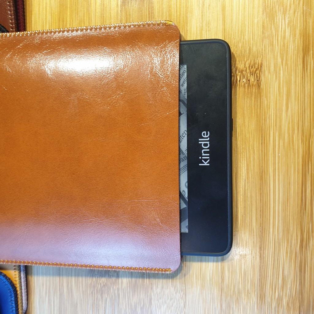 Túi Da cho máy đọc sách kindle, kobo, điện thoại có kích thước màn hình 6 - 7 inch
