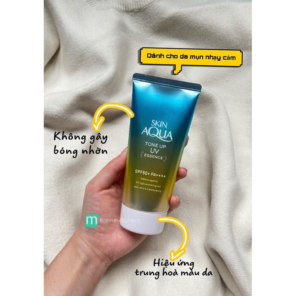 Kem Chống Nắng SKIN AQUA Nâng Tone Nội Địa Nhật Bản