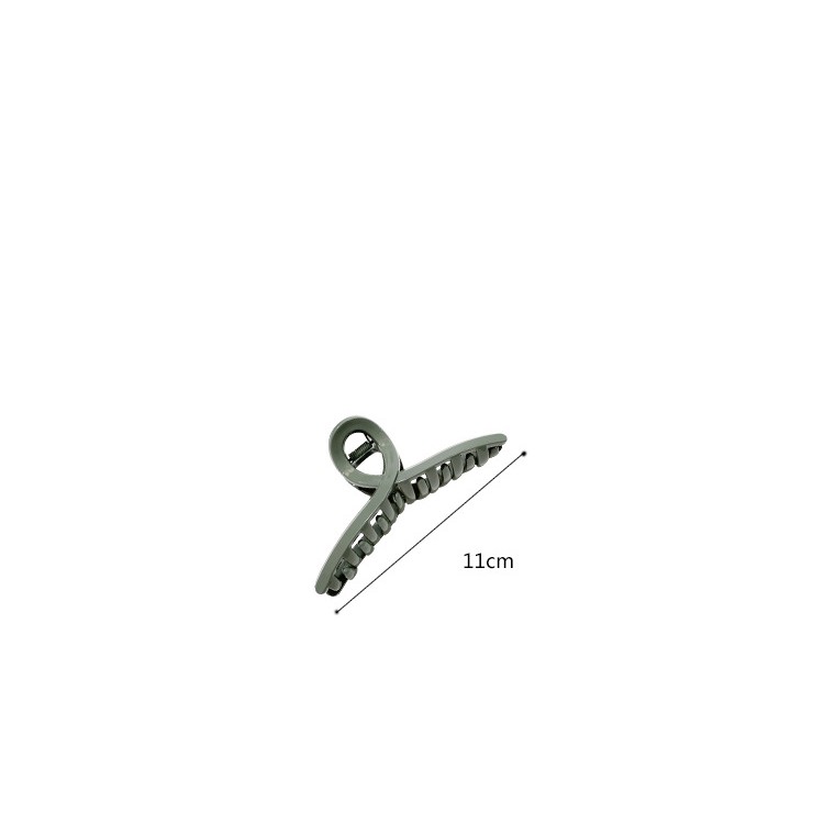 Kẹp tóc càng cua 11cm thiết kế đơn giản thanh lịch tiện lợi giúp nữ trang điểm rửa mặt