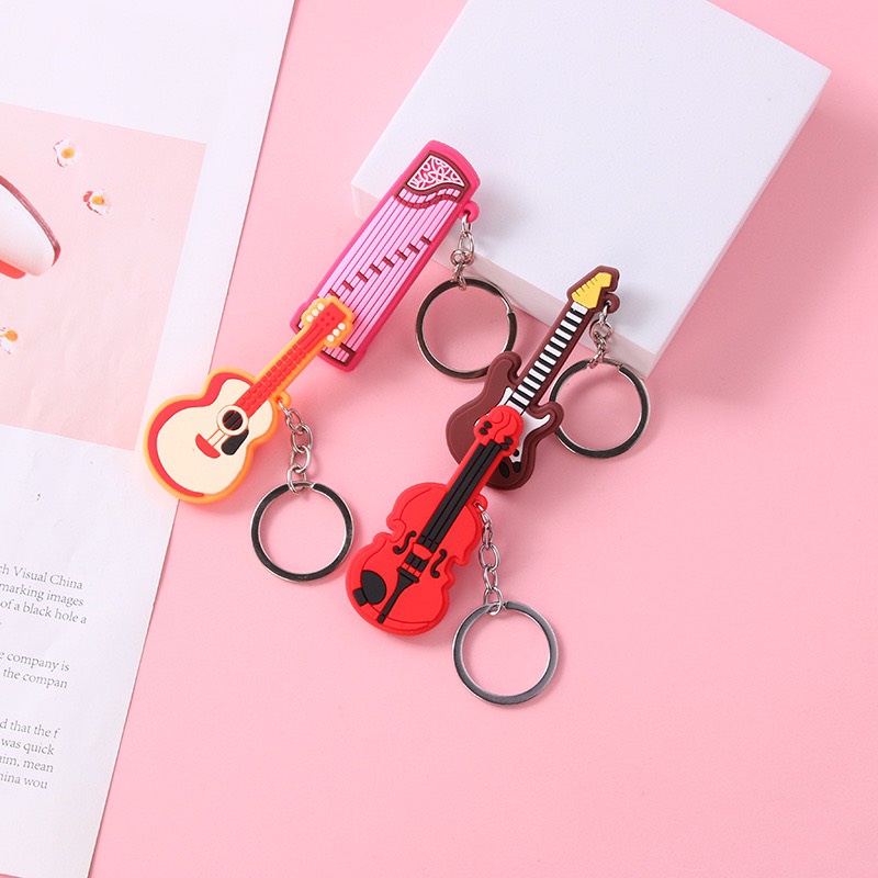 Móc khoá Cây đàn _ nhạc cụ y thật cute