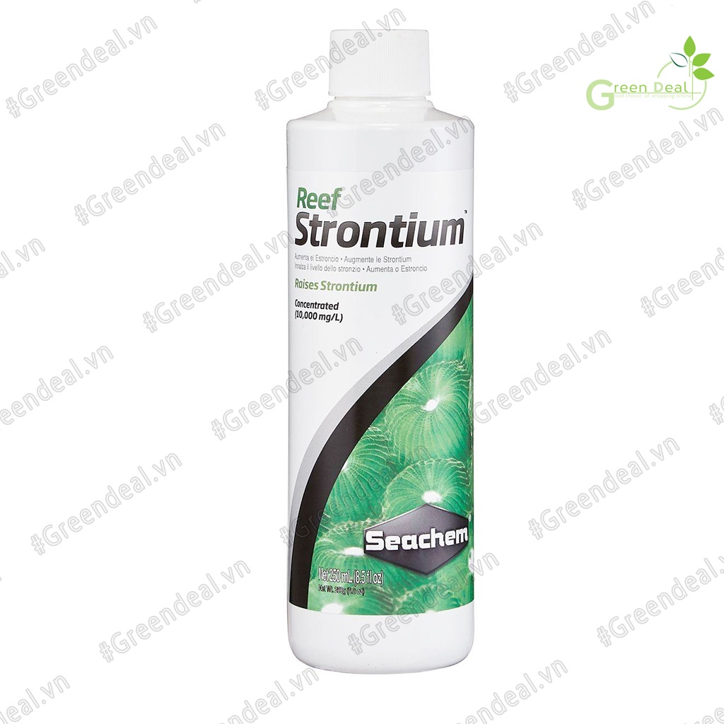 [Tem Sicavi] SEACHEM - Reef Strontium (Chai 250 ml) | Bổ sung Strontium cho san hô trong hồ cá biển