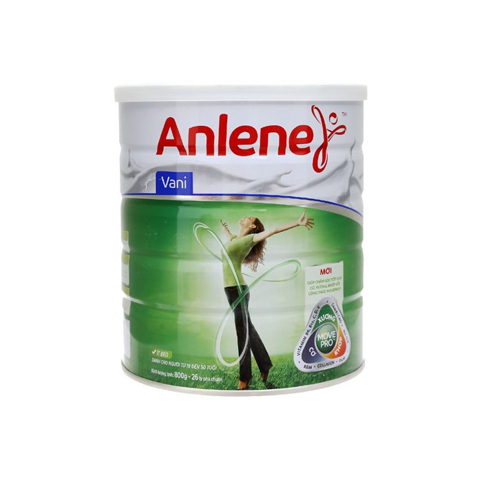 [CHÍNH HÃNG]Sữa bột Anlene Vani - 800g ( 19_50 tuổi ) DATE MỚI