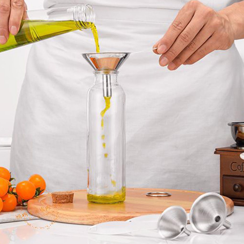 Set 3 phễu inox kích thước khác nhau tiện dụng